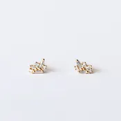 18k Classic Diamond Felicity Stud Earrings
