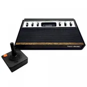 A26 Atari 2600 - Sears Tele-Games Video Arcade - System HW - 6 Switch - Wood - USED