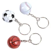 1" SPORT BALL KEYCHAIN