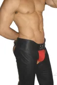 Black Neoprene Chaps
