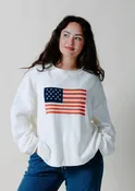 American Knit Sweater - Ivory