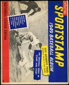 1949 Eureka Sportstamps Complete Baseball Album Book Set