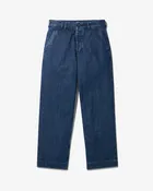 Buckle-Back Denim Pant