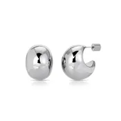 Alix Chunky Earrings in Silver