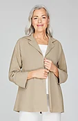 Microlinen Open A-Line Jacket