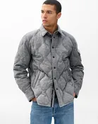 Dane Wool-Cashmere Quilted Shirt Jacket