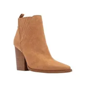 Butterscotch Suede Booties
