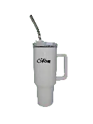 32oz Stainless Cup - White — Two Conchs Gear