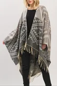 Desert Edge Fringe Ruana