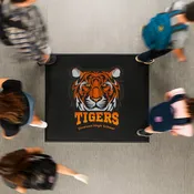 Scraper Step Rubber Logo Mats