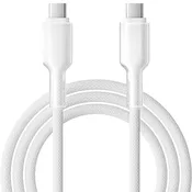 10FT WHITE USB-C TO USB-C 60W FAST CHARGING CABLE