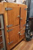 Antique Seeger Dry Air Siphon Refrigerator - Vintage 20th Century Charm — Simply Rescued