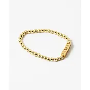 Gold Beaded Mama Bracelet
