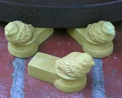 Bird Pot Feet, set of 3