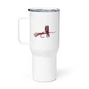 Travel mug with a handle