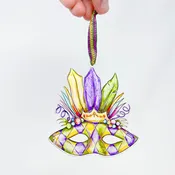 Acrylic Carnival Mask Ornament