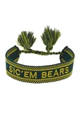 Baylor Bears Woven Tassel Bracelet