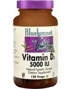 Bluebonnet Nutrition Vitamin D3 5000IU 120Vcaps