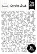 Echo Park - Black And White Alpha Sticker Book