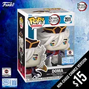 Pre-Order: Funko Pop! Demon Slayer Movie: Doma #2511 (Non-Chase) (PR)