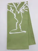 18″ x 26″ Dish Towel – Green Floral Print