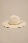Wide Brim Ranger Hat with Leather Band