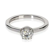 0.5 ct Round Brilliant Diamond Laurence Graff Signature Engagement Ring