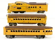 AF Prewar Union Pacific Streamliner Set No. 1730 W/ 1684 Loco +  #1621Y