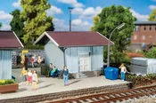 Faller 120301, HO Scale Bus Shelter/Waiting Room, Kit, 3-3/16 x 3-3/16 x 2-1/4"