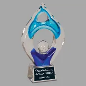 10.25" Winner Art Glass Award