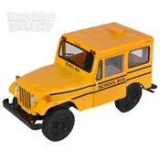 5" Die-Cast Pull Back 1971 Jeep DJ-5B School Bus