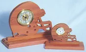 Football Helmet Clock Pattern
