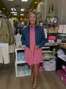 Adrienne Gracie Red Gingham Dress