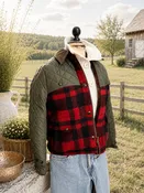 Ralph Lauren Plaid Quilted Jacket - Timeless Americana Style