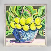Lemony Mini Framed Canvas
