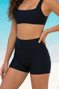 Black Tummy Tuk Shorts