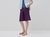 100% linen Bermuda shorts