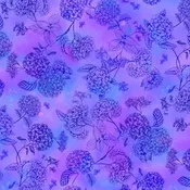 Fabric Timeless Treasures Midnight Bloom Toile CD3386-DREAM
