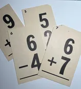 Vintage Flashcards - Addition and Subtraction — paper & i