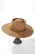 Kinsley Wool Boater Hat