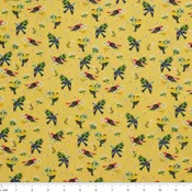A Prairie Heart Fabric Collection - Morning Birdsong Light Honey
