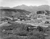 AT&SF 2-10-2 Santa Fe-Type 3856 at Summit Station in the Cajon Pass – 1951