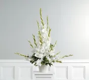 Dignity in White Arrangement