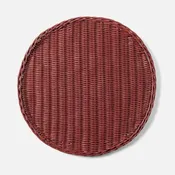Annmarie Bordeaux Red Rattan Placemat