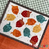 Acorn Toss PDF Downloadable Mug Rug Pattern