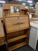 Vintage Larkin Soap Company Oak Ladies Secretary Desk
