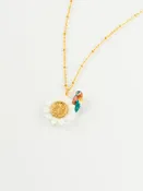 big daisy and bee-eater necklace