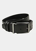 Black/Black Croc Reversible Belt