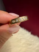 5 Stone Diamond Band Ring