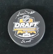 Philadelphia Flyers Simon Nolet Autographed Puck
